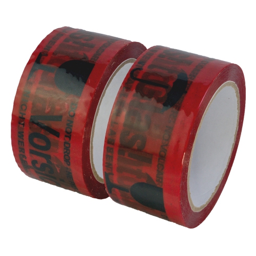 Warn- und Signalband "Vorsicht Glas", 50mm x 66m